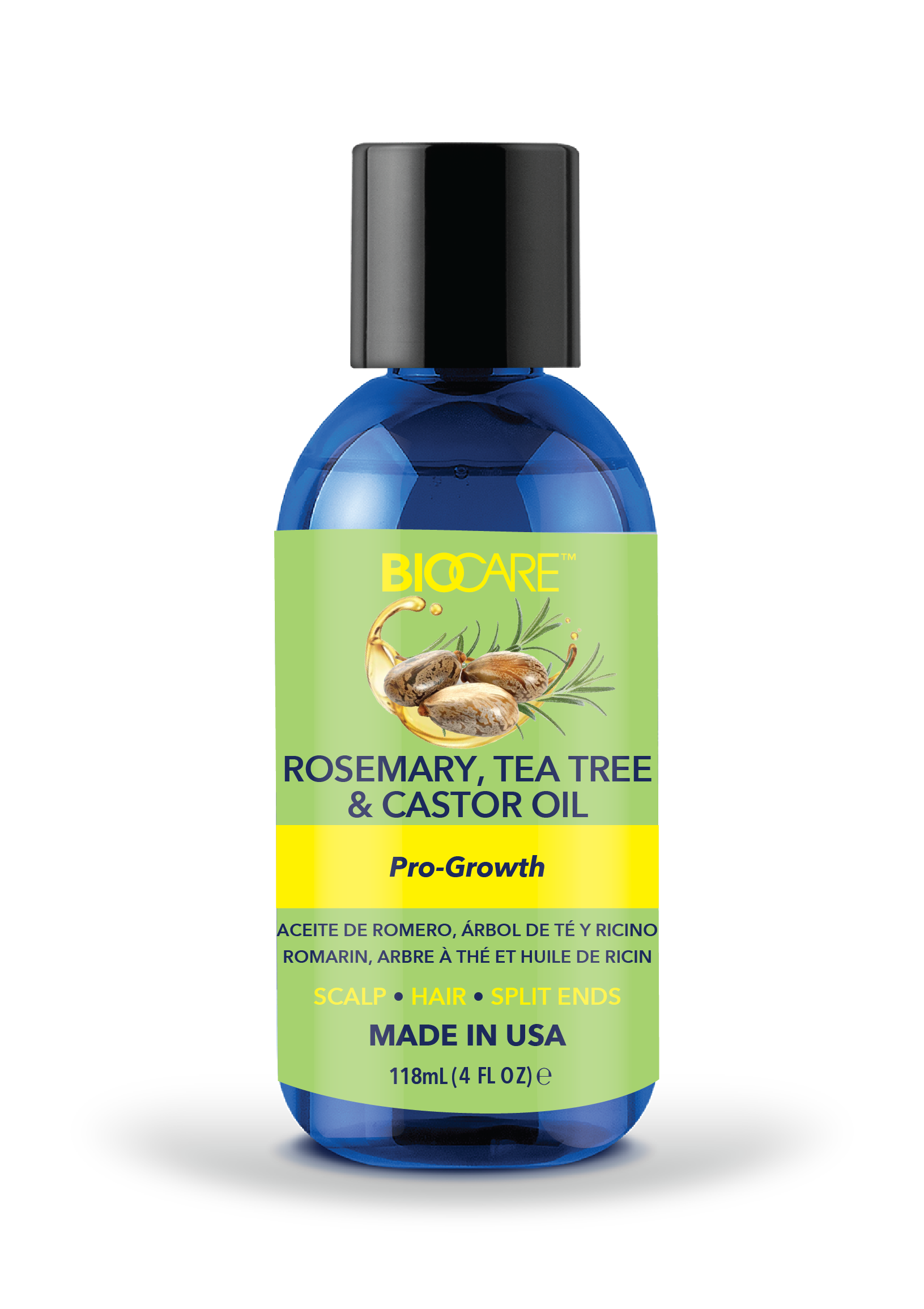 Biocare 4 oz Rosemary, Tea Tree, and Castor Oil – BIOCARE LABS 