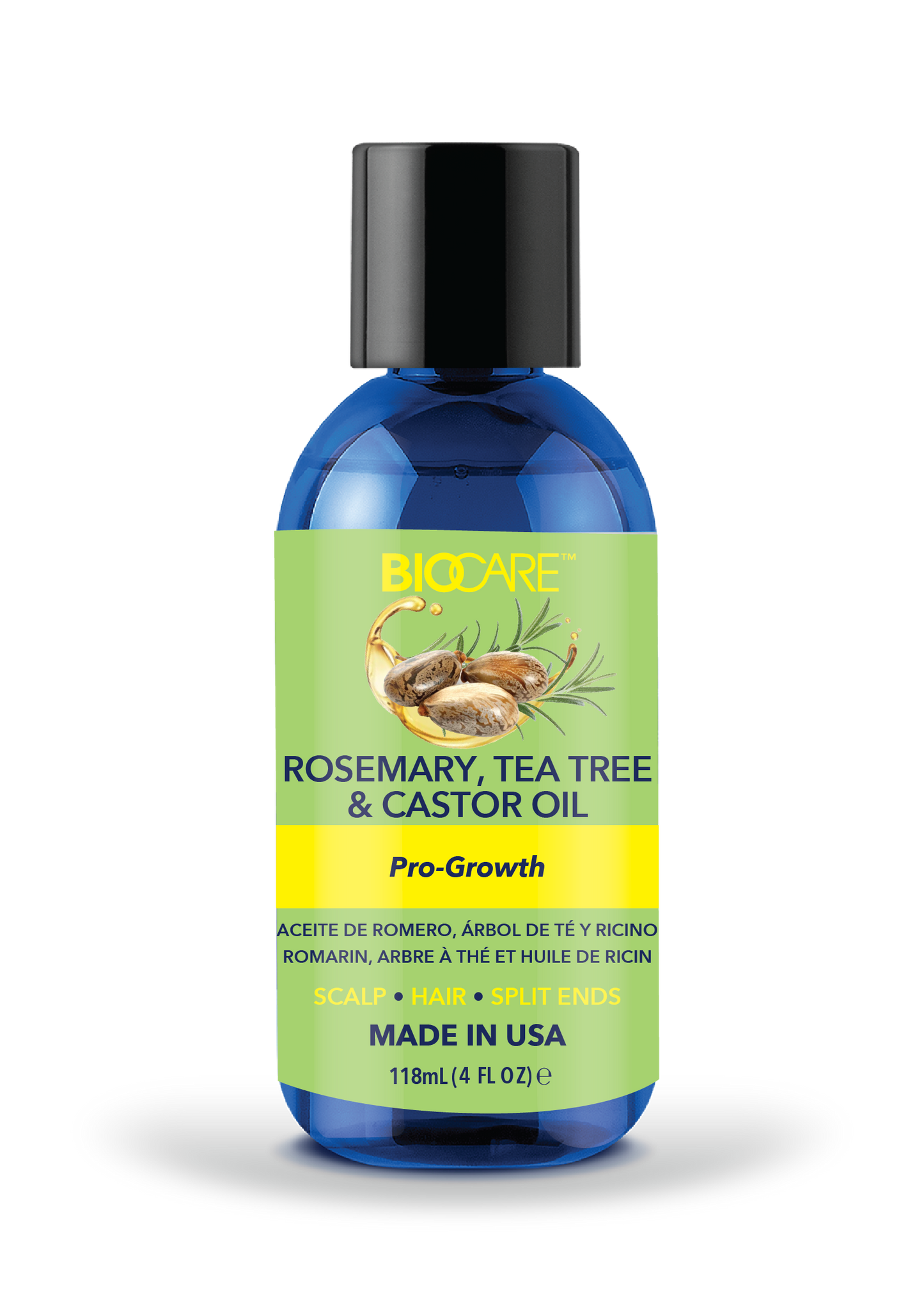 Biocare 4 oz Rosemary, Tea Tree, and Castor Oil