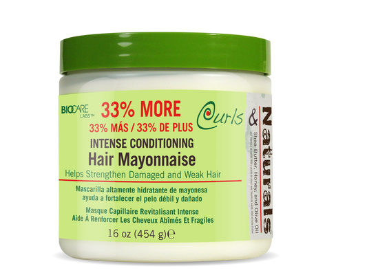 16 oz Intense Conditioning Hair Mayonnaise with Shea Butter, Honey and Olive Oil